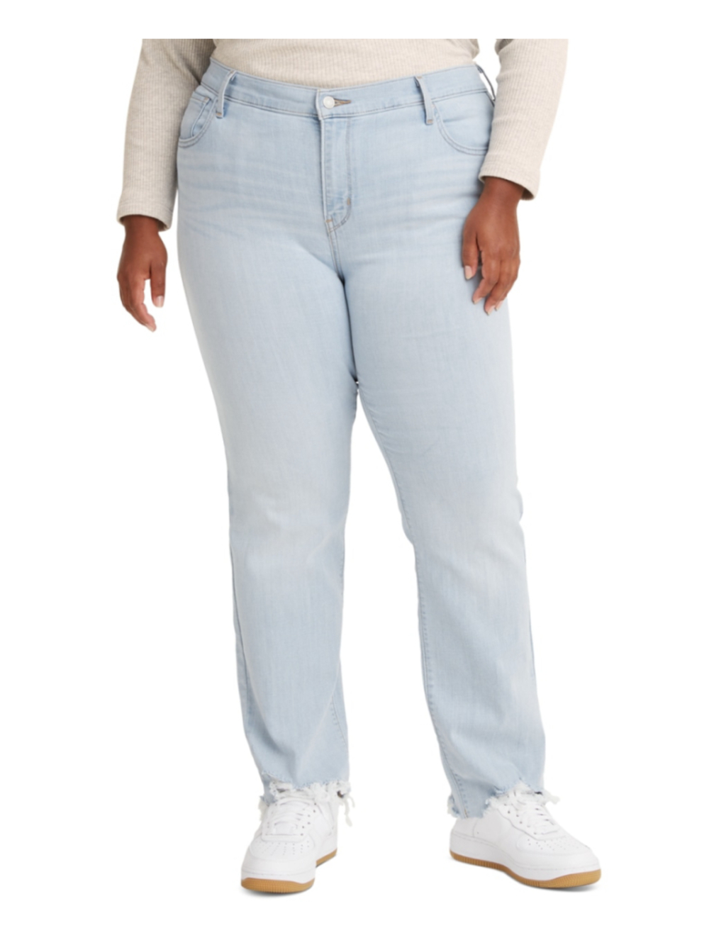 Levi's Plus Size 24W 724 High-Rise Straight Leg Light Wash Jeans NWT